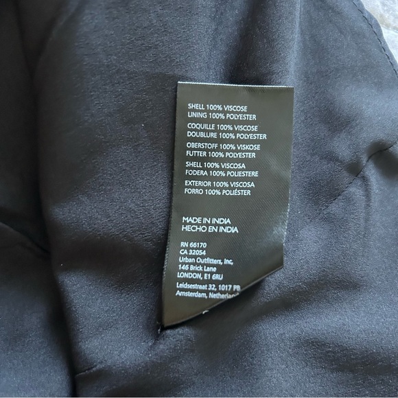 Anthropologie Black Studded Sleeveless Mini Dress | Size XS - Picture 6 of 6